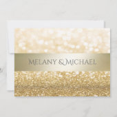 キラリエレガントティモダンストライプ金ゴールドRSPV 招待状 (裏面)