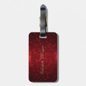 キラリエレガントティ《写真》ぼけ味フォイルのコンフェッティダイヤモンド、猫 ラゲッジタグ (裏面縦)