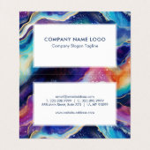 キラリカラフルティAgateテクスチャの背景 名刺 (内部フラット)