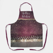 キラリパーソナライズされたティスターズのコインスカーフ エプロン (正面)