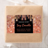 キラリモダンッとスクリプト大豆キャンドルラベル ラベル (インサイチュ)