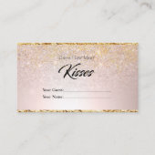 キラリモダンティ何個のキスブライダルエンクロージャ エンクロージャーカード (正面)