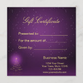 キラリモダンーしたクリスマスツリー (裏面)