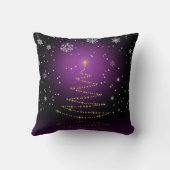 キラリモダンーしたクリスマスツリー クッション (裏面)