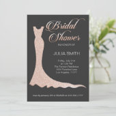 キラリ結婚ティのドレス 招待状 (スタンド正面)