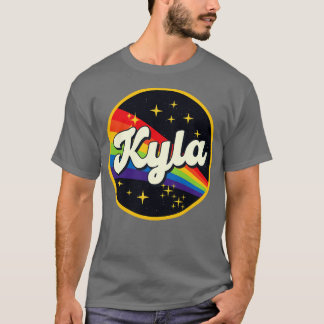 キラレインボーイン宇宙ヴィンテージスタイル Tシャツ