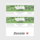 キラントロエッセンシャル油フレグランスボトルラベル シール (シート)