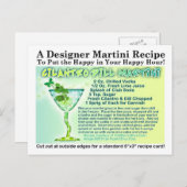 キラントロディルマルティーニレシピはがき ポストカード (正面/裏面)