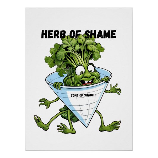 キラントロ – 恥のハーブおもしろい ポスター (正面)