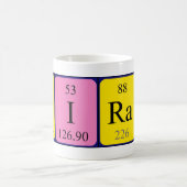 キラン周期表名mug コーヒーマグカップ (中央)