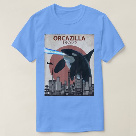 キラーおもしろいホエールオルカ愛好家ギフト Tシャツ (デザイン正面)