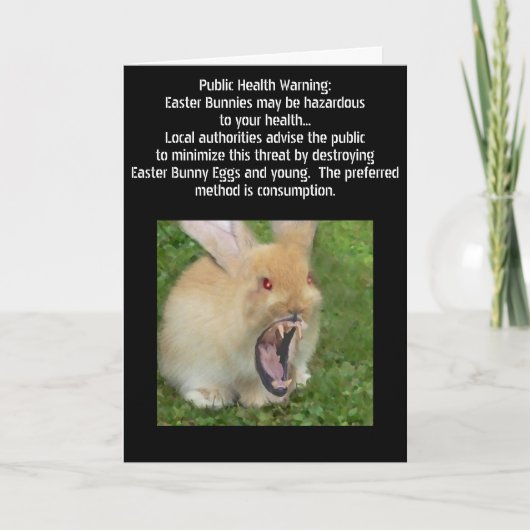キラーイースターのウサギカード シーズンカード (正面)