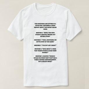 キラーウイルスについてのAIジョーク Tシャツ