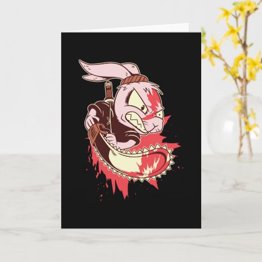 キラーウサギ カード (黄色い花)