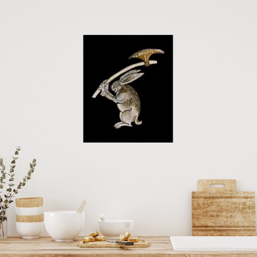 キラーウサギ ポスター (キッチン)