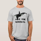キラークジラの保護 Tシャツ (正面)