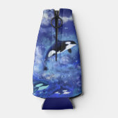 キラークジラオンフルムーン-アートスケッチ- ボトルクーラー (裏面)