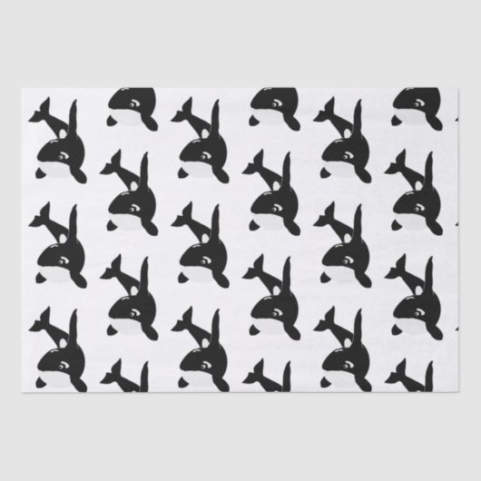 キラークジラデザイン 薄葉紙 (正面)