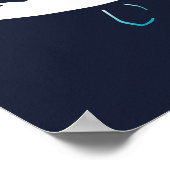 キラークジラプリント |キラーホエールウォールプリント ポスター (角)