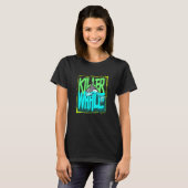 キラークジラ海オルカススワ Tシャツ (正面フル)
