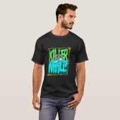 キラークジラ海オルカス長袖 Tシャツ (正面フル)