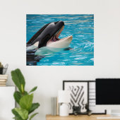 キラークジラ・オルカ ポスター (ホームオフィス)