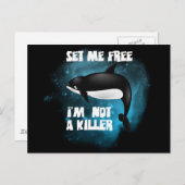 キラークジラ – オルカ ポストカード (正面/裏面)