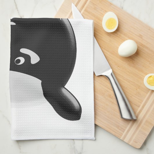 キラークジラ キッチンタオル (四つ折り)