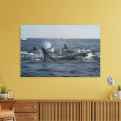 キラークジラ キャンバスプリント (インサイチュ (リビング))