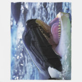 キラークジラ フリースブランケット (正面)