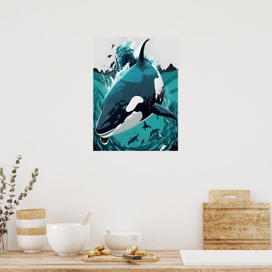 キラークジラ ポスター (キッチン)