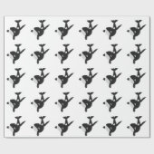 キラークジラ ラッピングペーパー (フラット)