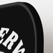 キラーサーブシュガースカル モノグラムの ピックルボールラケット (左詳細)