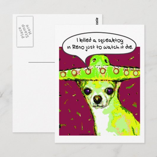 キラーチワワ ポストカード (正面/裏面)