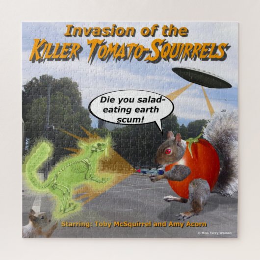 キラートマトリスの侵入 ジグソーパズル (縦)