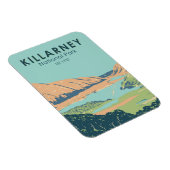 キラーニーナショナルパークアイルランドトラベルアートヴィンテージ マグネット (右側)