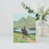 キラーニー国立公園の乗馬旅行 ポストカード (スタンド正面)