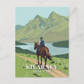 キラーニー国立公園の乗馬旅行 ポストカード (正面)