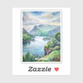 キラーニー国立公園ウォーター絵画カラー シール (シート)