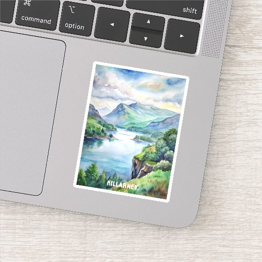 キラーニー国立公園ウォーター絵画カラー シール (詳細)