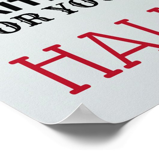 キラーピエロハロウィーンウェルカム ポスター (角)