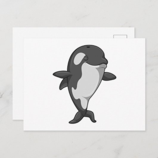 キラーホエールアットヨガフィットネスイン・スタンド ポストカード (正面/裏面)