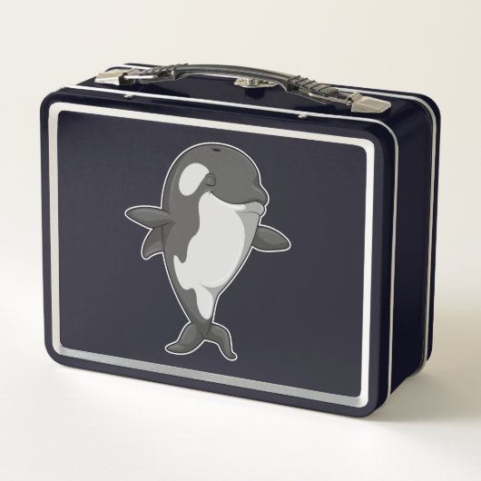 キラーホエールアットヨガフィットネスイン・スタンド メタルランチボックス (裏面)