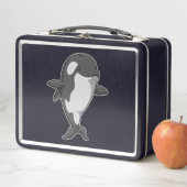 キラーホエールアットヨガフィットネスイン・スタンド メタルランチボックス (インサイチュ)