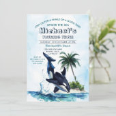 キラーホエールオブザグッドタイムズ海シー誕生日 招待状 (スタンド正面)