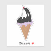 キラーホエールオルカステッカー シール (シート)