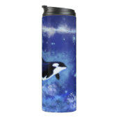 キラーホエールオンフルムーン – アートスケッチ タンブラー (回転右)