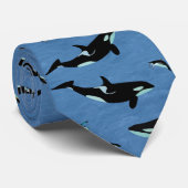 キラーホエールパワーランチタイ ネクタイ (ロール)