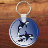 キラーホエールファミリーキーホルダー キーホルダー (正面)