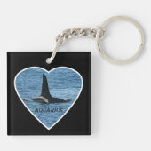 キラーホエールフィン「アクエリアス」オルカ キーホルダー (裏面)